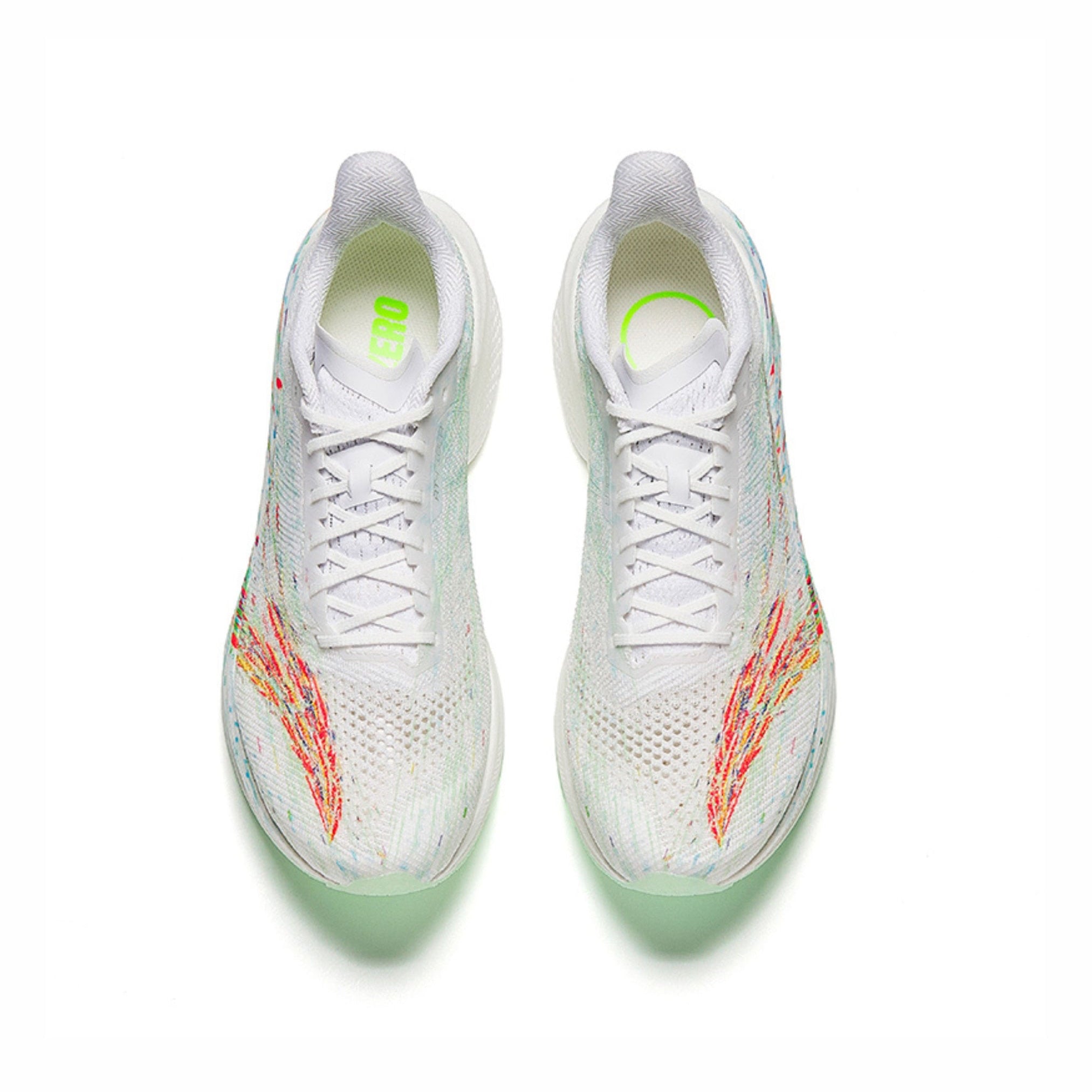 Anta Men's MACH 4 RUNNING SHOES WHITE GREEN RED