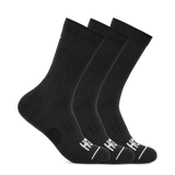 Hoka Unisex CREW RUN SOCK 3-PACK BLACK BLACK