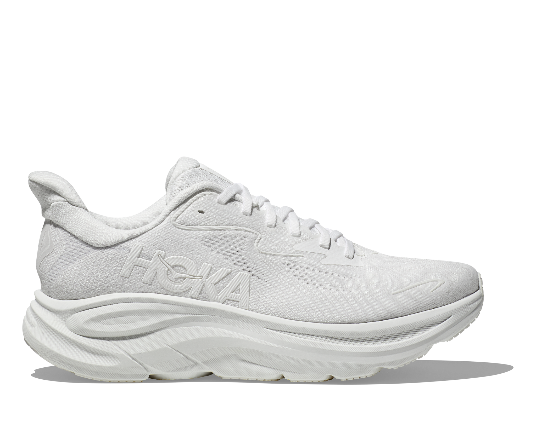Hoka Women's CLIFTON 10 running shoes in White