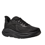 Hoka Men's CLIFTON 10 WIDE running shoes in Black