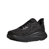Hoka Men's CLIFTON 10 WIDE running shoes in Black