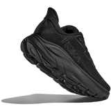 Hoka Men's CLIFTON 10 WIDE running shoes in Black