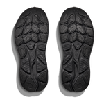 Hoka Men's CLIFTON 10 WIDE running shoes in Black