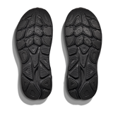 Hoka Men's CLIFTON 10 WIDE running shoes in Black