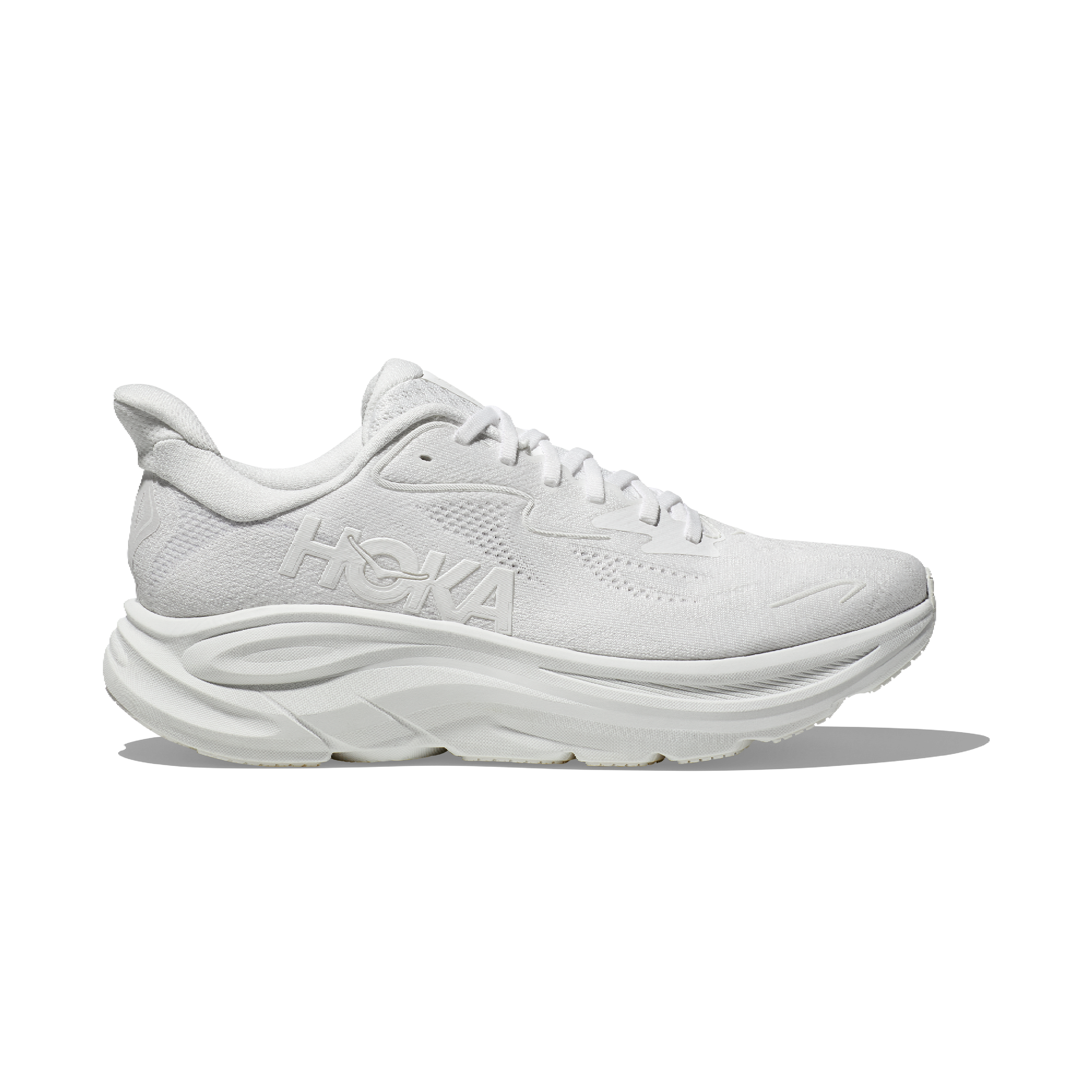 Hoka Men's CLIFTON 10 running shoes in white
