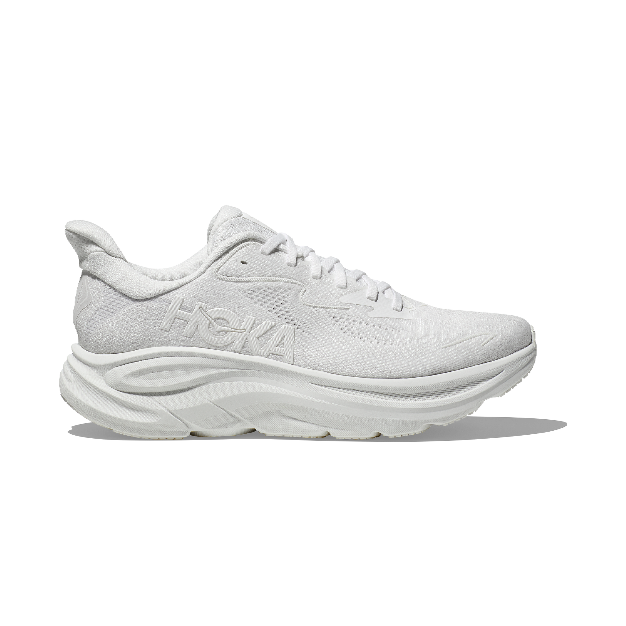 Hoka Men's CLIFTON 10 running shoes in white