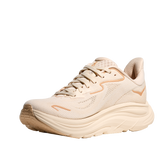 Hoka Women's CLIFTON 10 running shoes in Vanilla & Birch