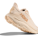 Hoka Women's CLIFTON 10 running shoes in Vanilla & Birch