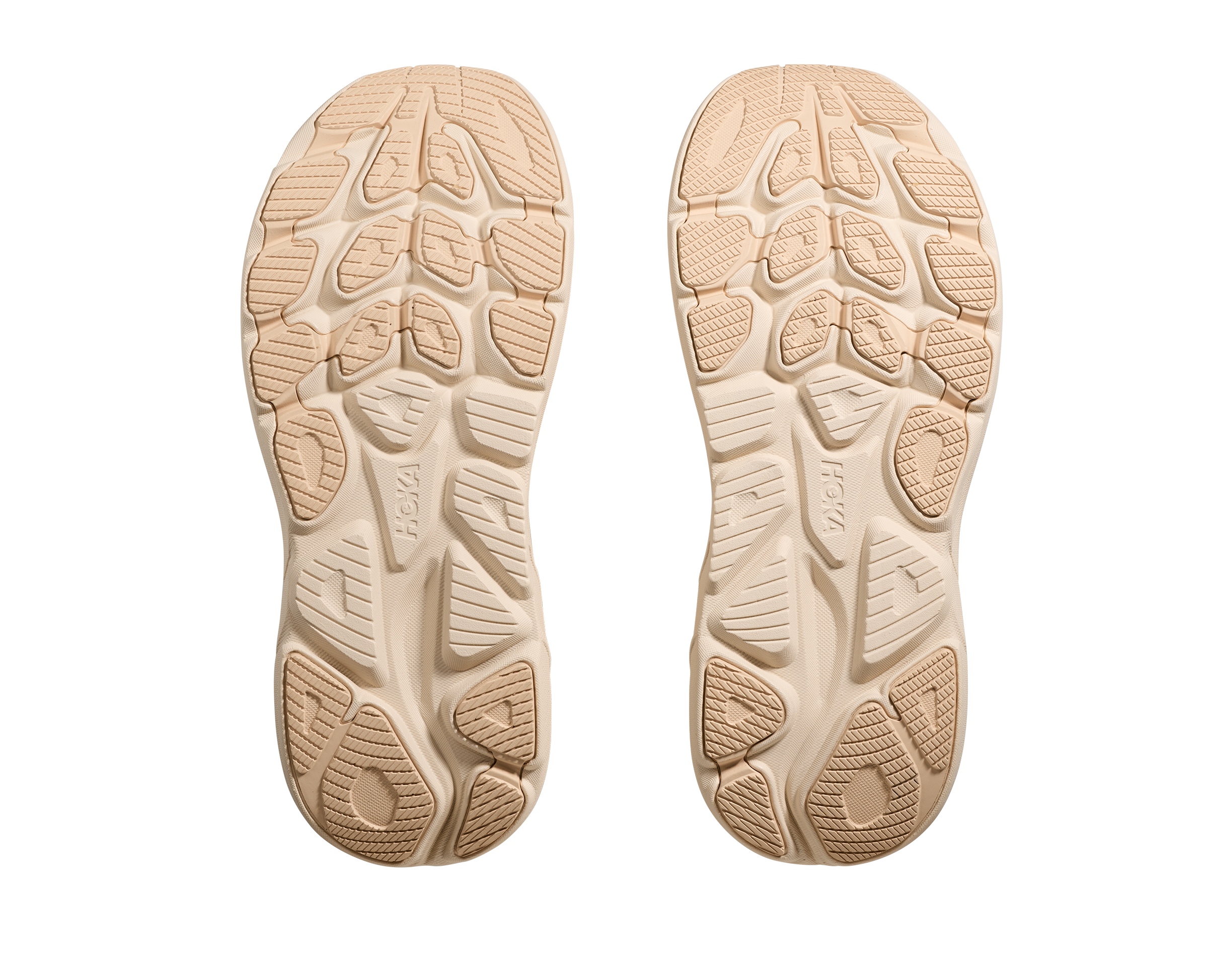 Hoka Women's CLIFTON 10 running shoes in Vanilla & Birch