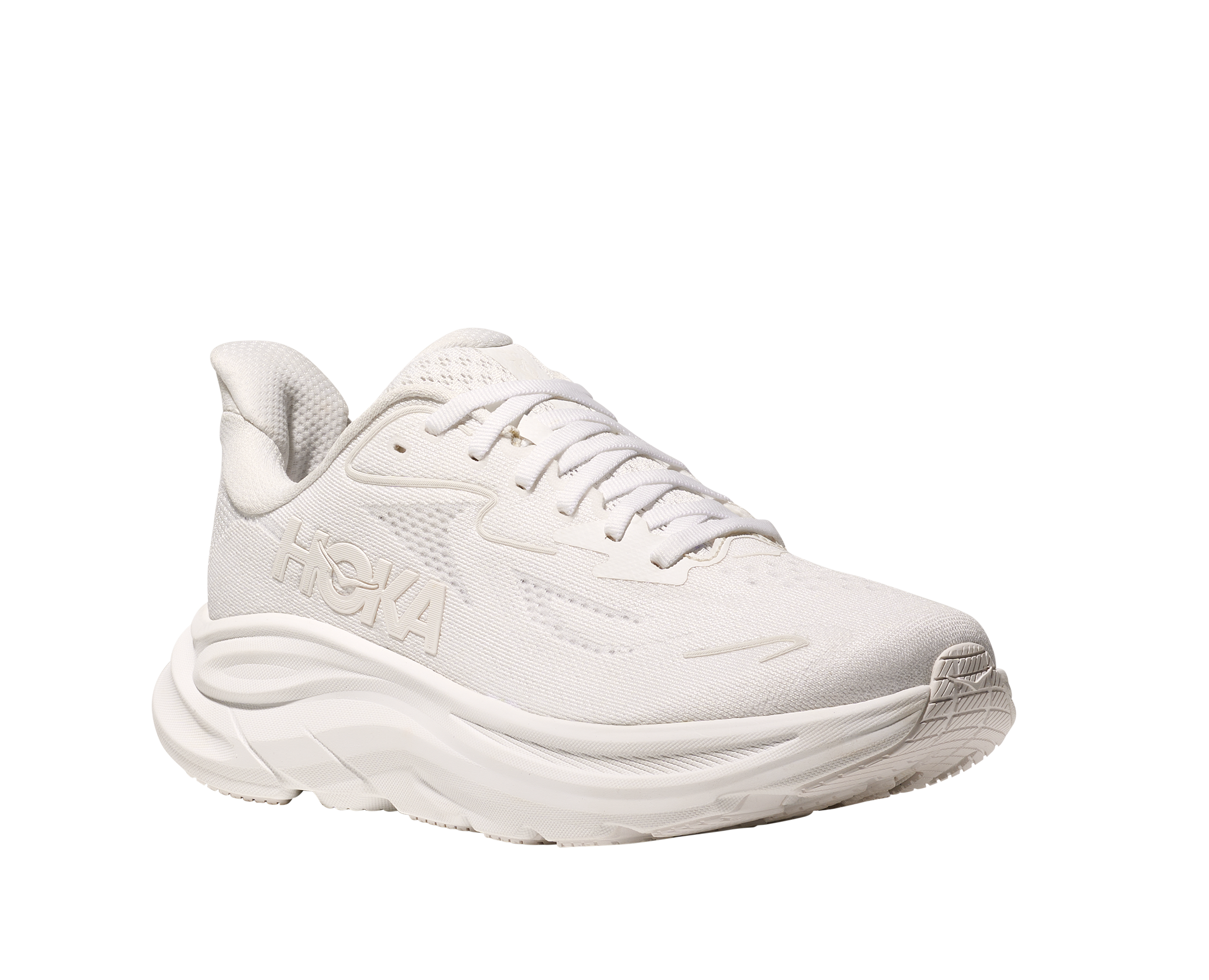 Hoka Women's CLIFTON 10 running shoes in White