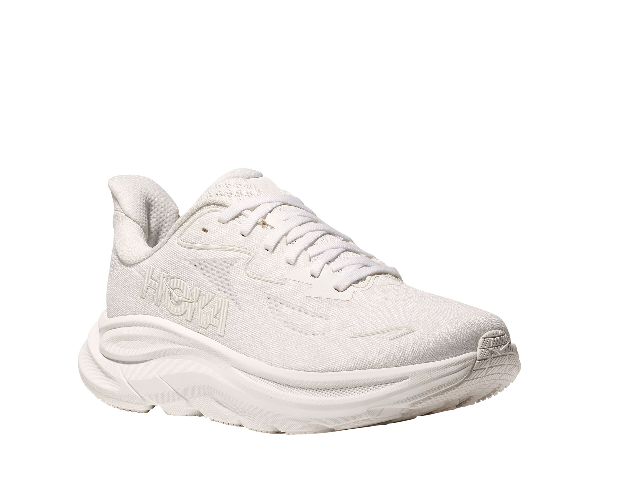 Hoka Women's CLIFTON 10 running shoes in White