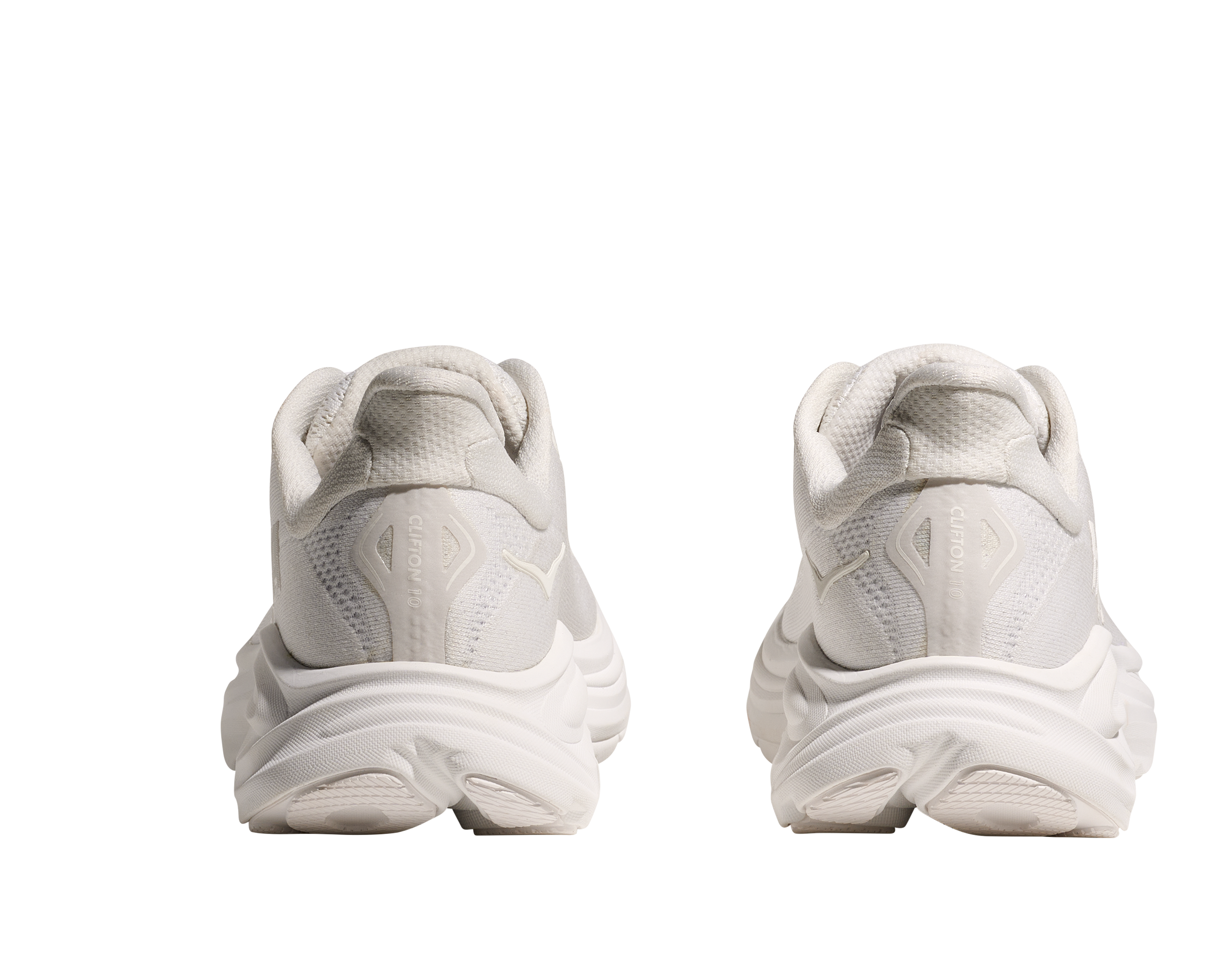Hoka Women's CLIFTON 10 running shoes in white
