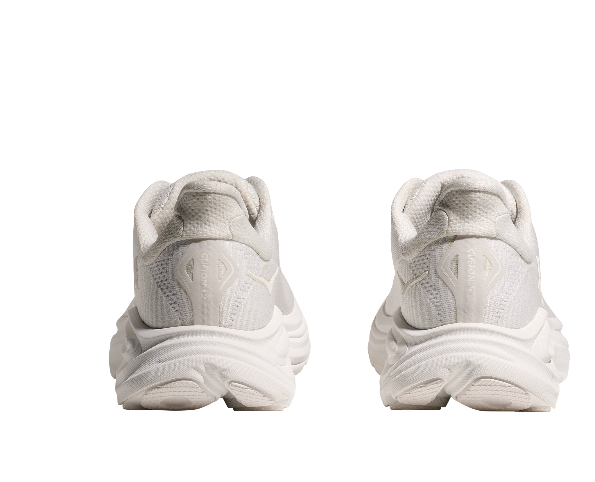 Hoka Women's CLIFTON 10 running shoes in white