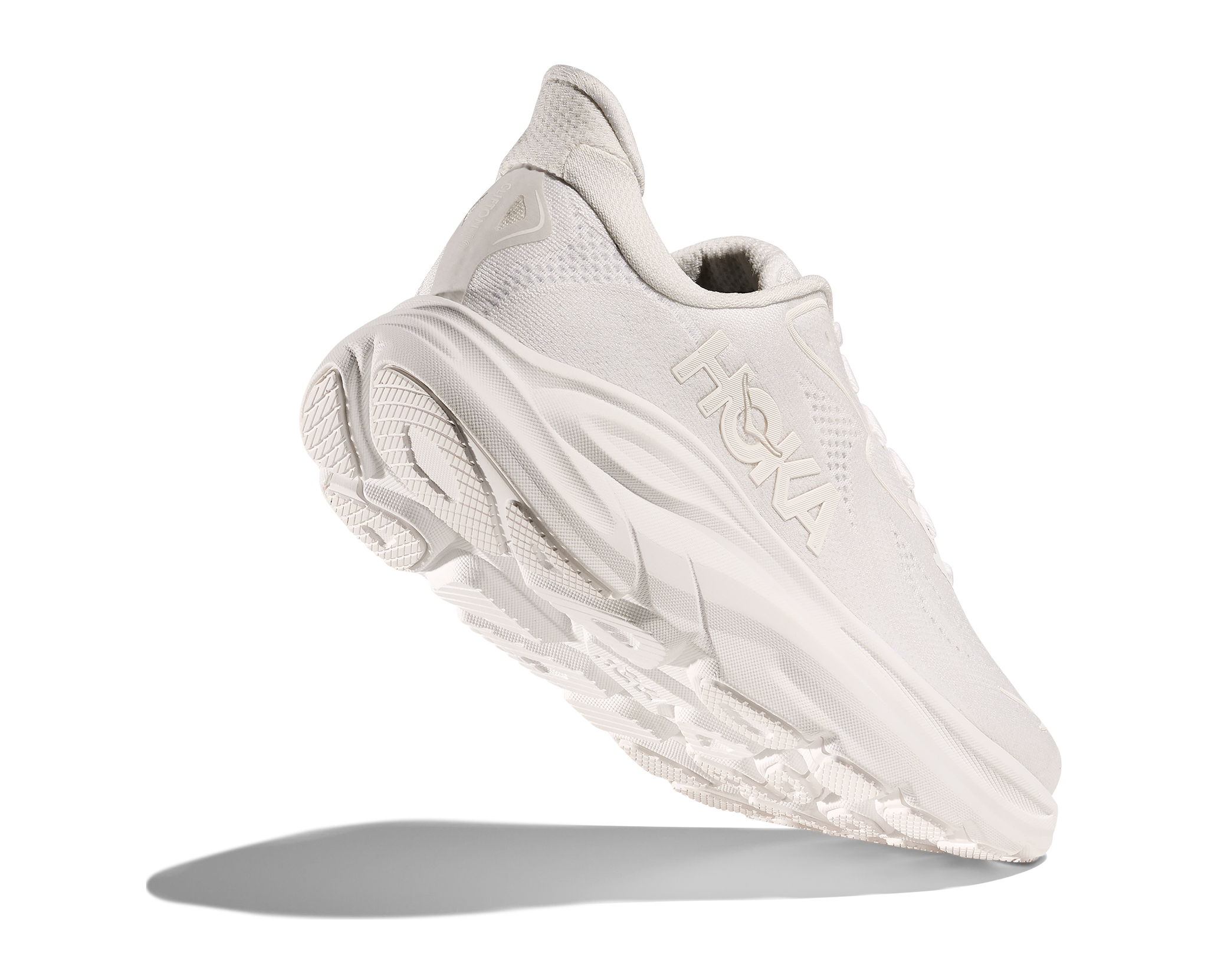 Hoka Women's CLIFTON 10 running shoes in White