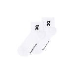 On Unisex On Logo Sock Mid 3 pairs in  White