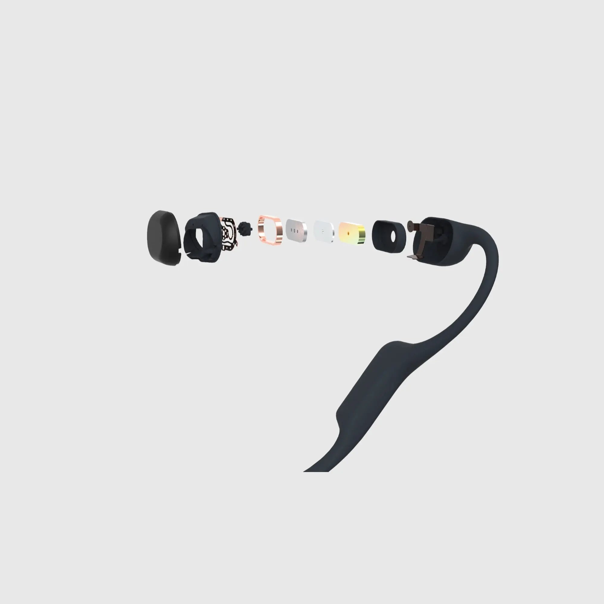 Shokz Unisex SHOKZ - OPENRUN - BLACK | On Air Studio