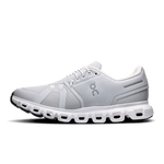 On Men's Cloud 6 lifestyle shoe in Glacier & White