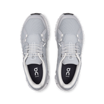 On Men's Cloud 6 lifestyle shoe in Glacier & White