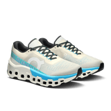 On Women's Cloud Monster 2 running shoes in Cream & Horizon