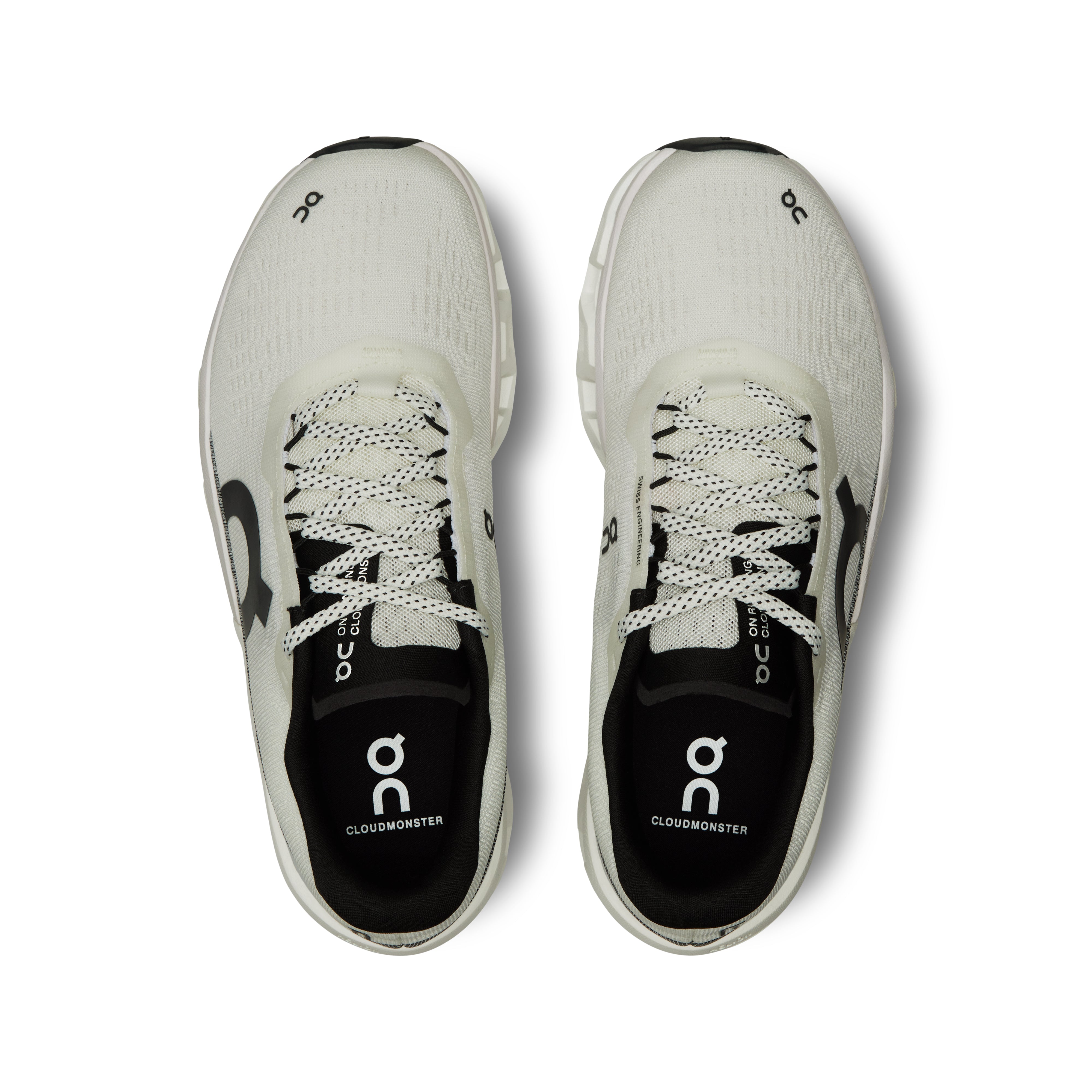 On Women's Cloud Monster 2 running shoe in White & Frost