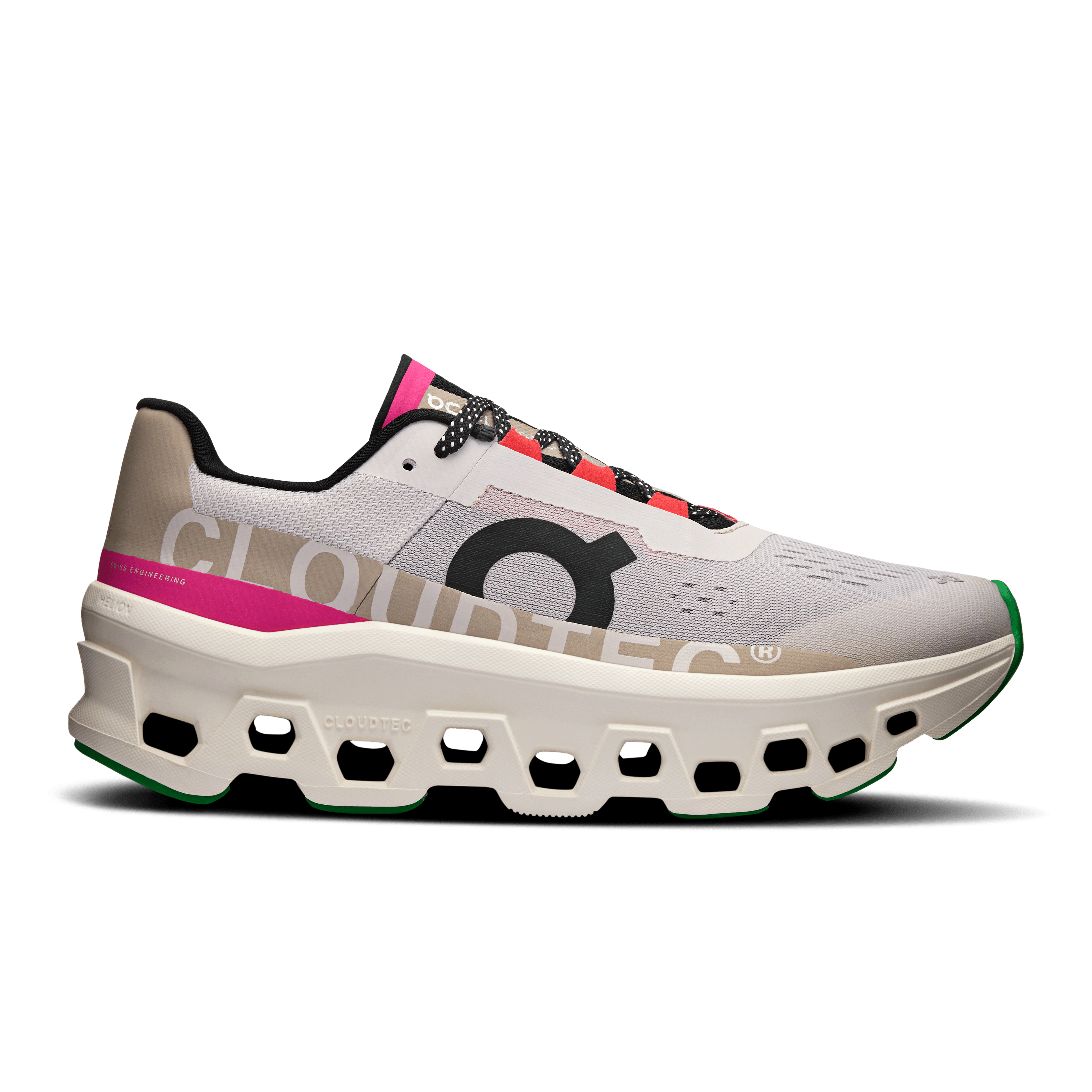 On Women's Cloud Monster Silver Ivory - Air Studio