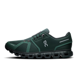 On mens cloud 6 lifestyle shoes in  evergreen & black