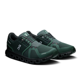 On mens cloud 6 lifestyle shoes in  evergreen & black