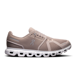 On mens cloud 6 lifestyle shoe in fog & white
