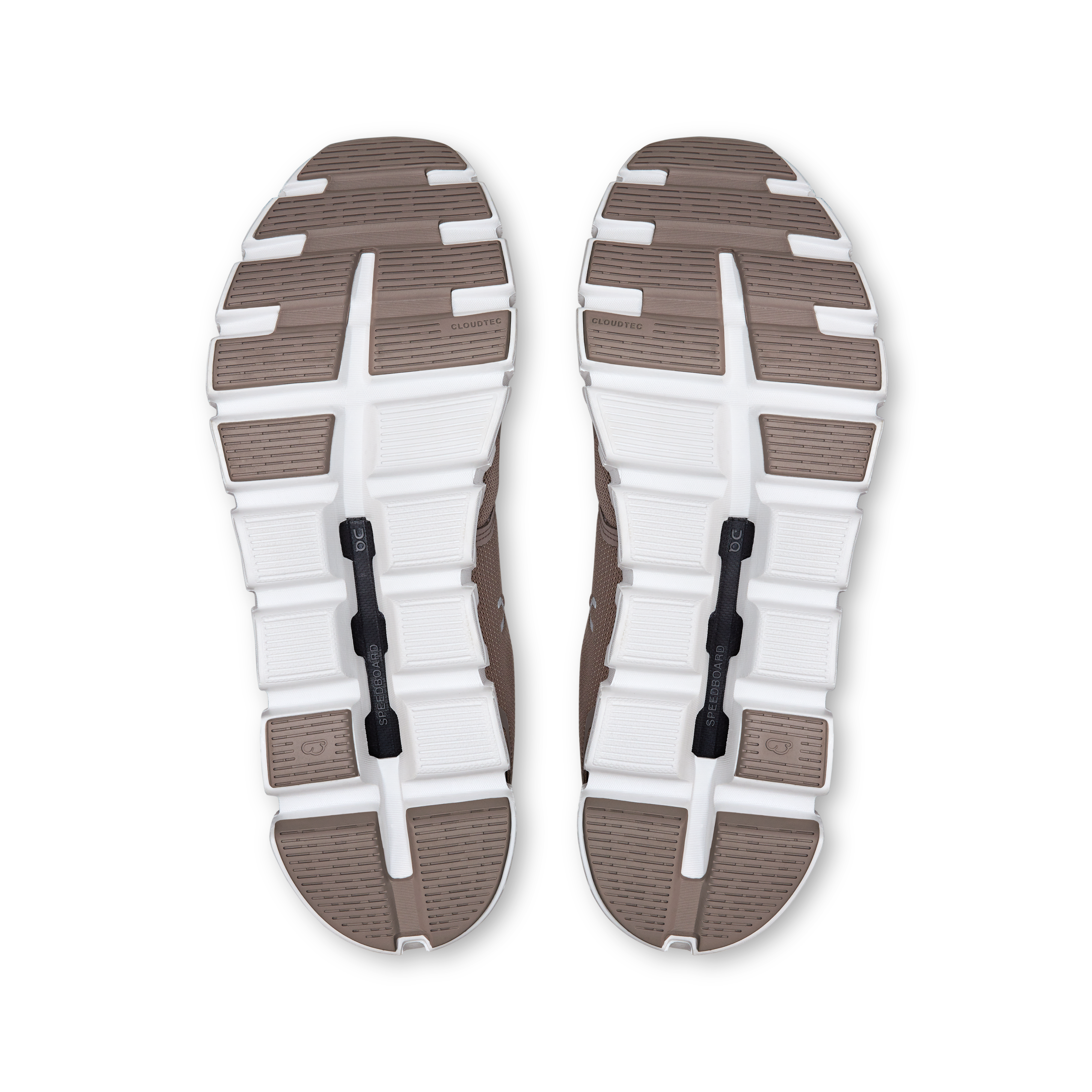 On mens cloud 6 lifestyle shoe in fog & white