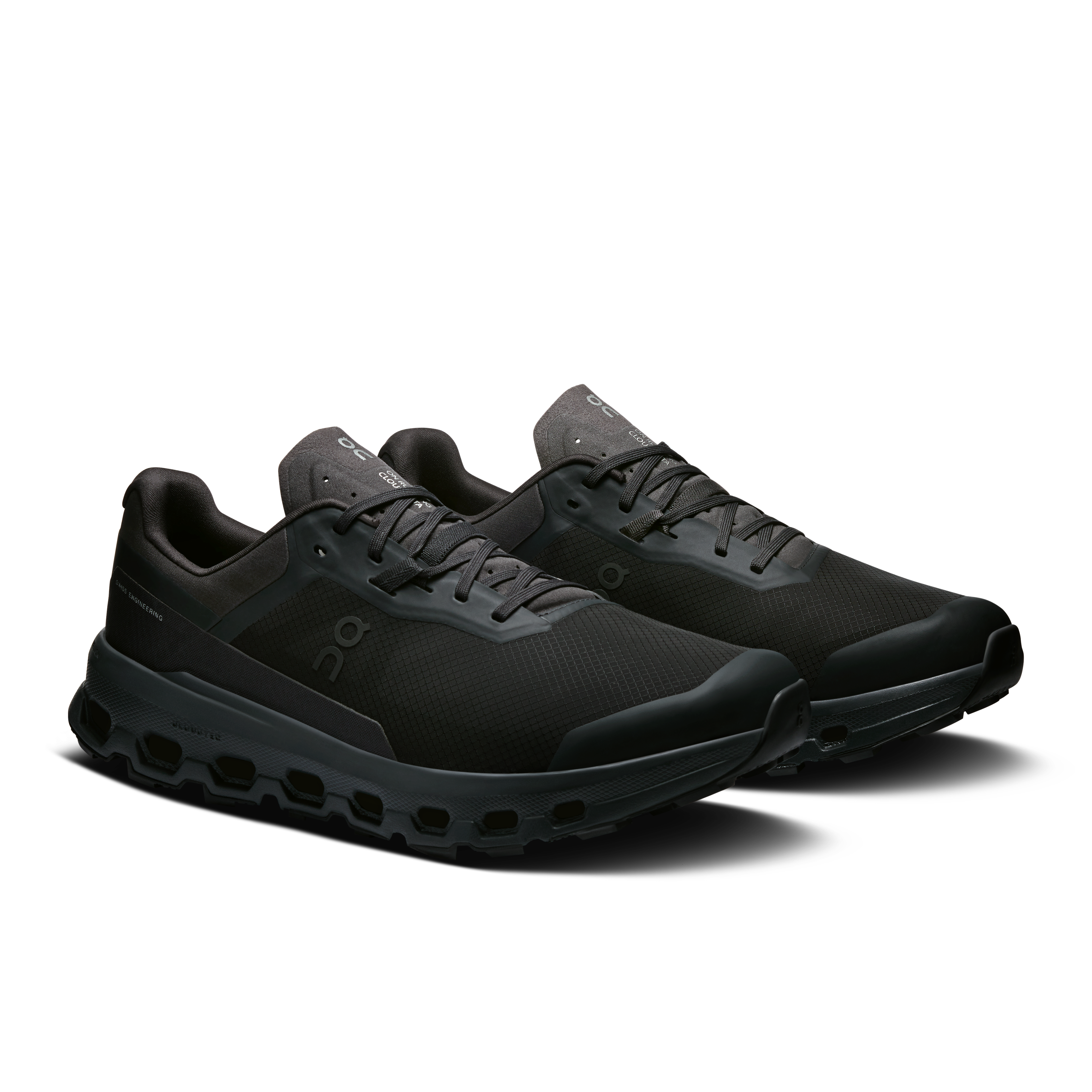 On mens cloud vista 2 trail running shoes in black