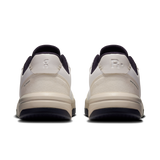 The Roger Clubhouse mens sneaker in White & midnight by On Running – a stylish, cushioned tennis-inspired shoe for all-day comfort