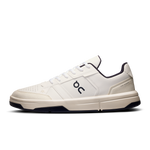 The Roger Clubhouse mens sneaker in White & midnight by On Running – a stylish, cushioned tennis-inspired shoe for all-day comfort