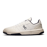 The Roger Clubhouse mens sneaker in White & midnight by On Running – a stylish, cushioned tennis-inspired shoe for all-day comfort