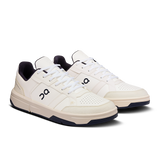 The Roger Clubhouse mens sneaker in White & midnight by On Running – a stylish, cushioned tennis-inspired shoe for all-day comfort