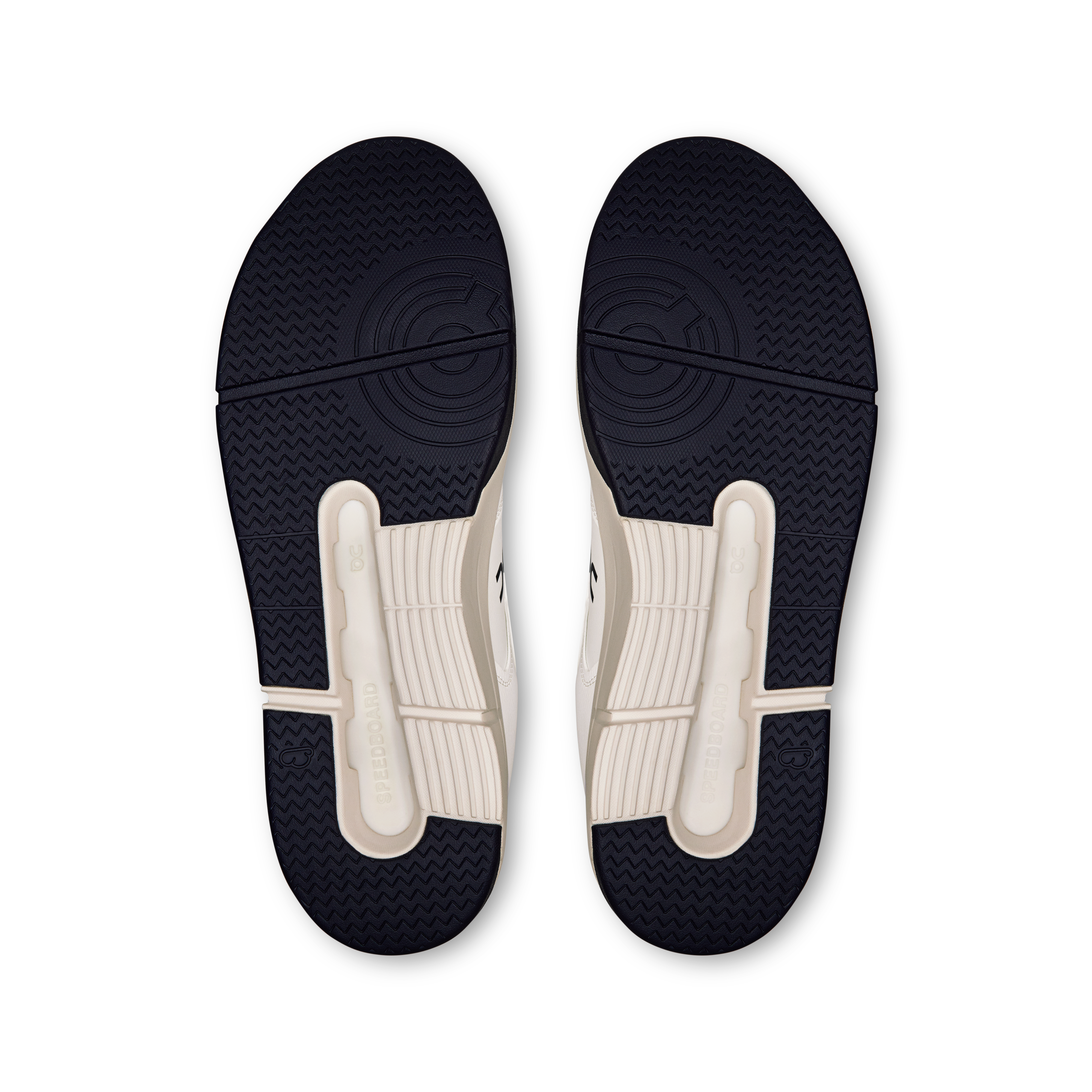 The Roger Clubhouse mens sneaker in White & midnight by On Running – a stylish, cushioned tennis-inspired shoe for all-day comfort