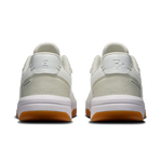 The Roger Clubhouse Women’s sneaker in White & ivory by On Running – a stylish, cushioned tennis-inspired shoe for all-day comfort