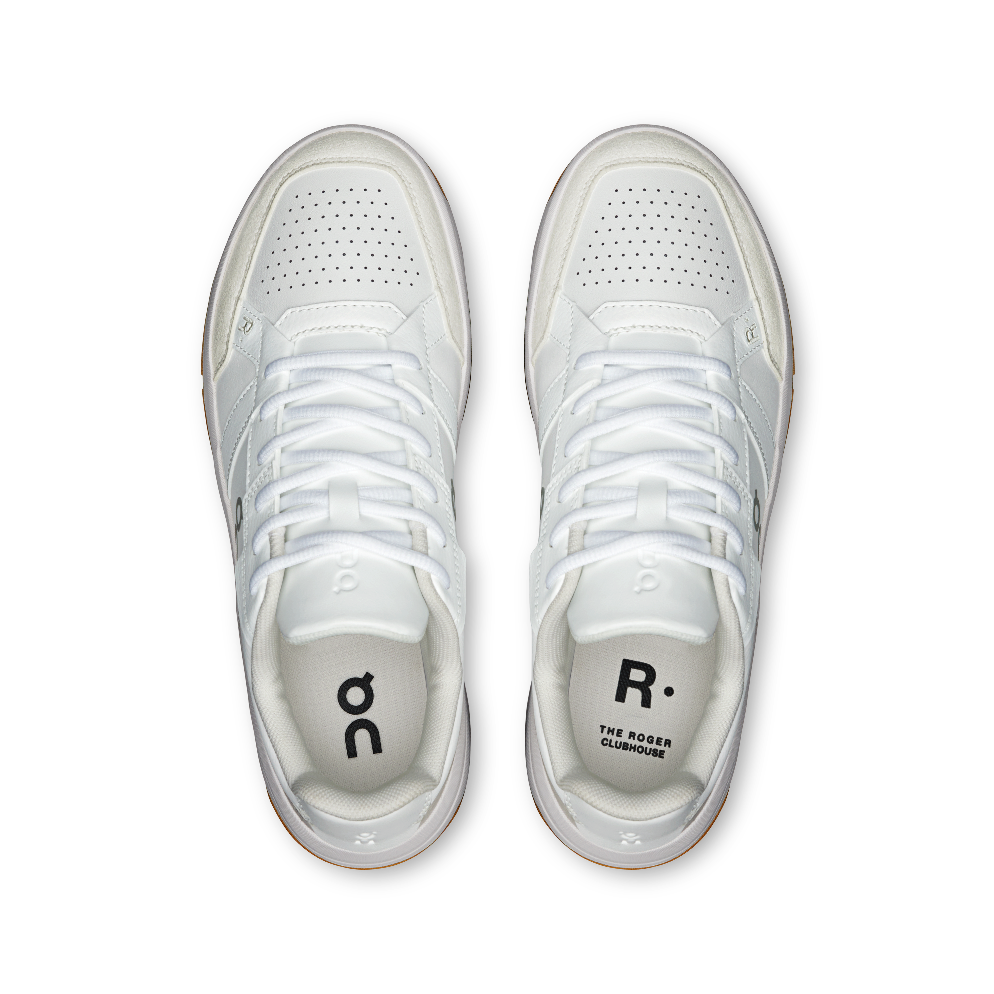 The Roger Clubhouse Women’s sneaker in White & ivory by On Running – a stylish, cushioned tennis-inspired shoe for all-day comfort